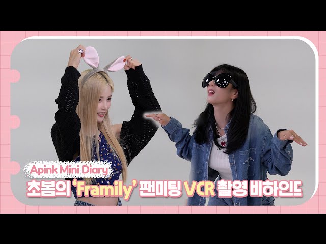 (SUB) Apink Mini Diary - 초봄의 ‘Framily’ 팬미팅 VCR 촬영 비하인드