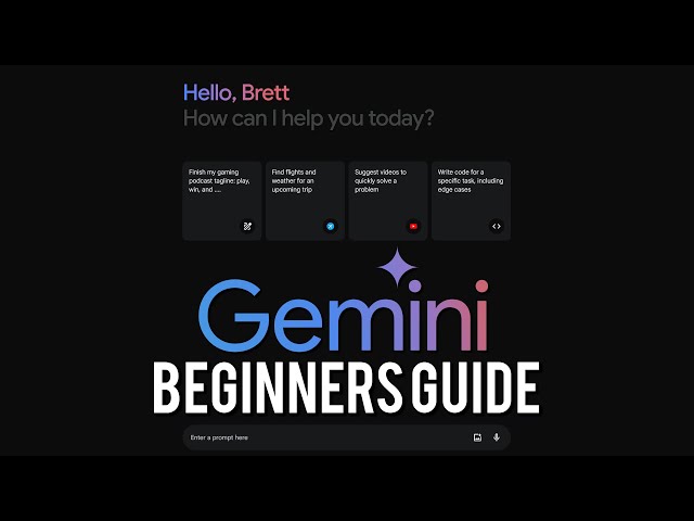 Google Gemini AI Beginners Guide (2024)