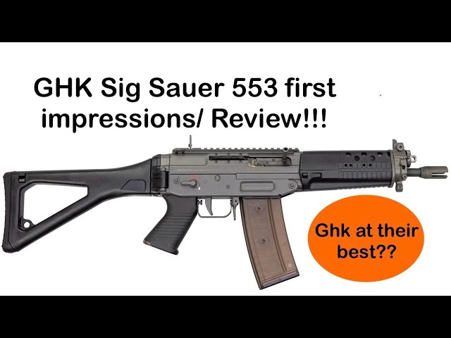 Ghk Sig Sauer 553 first impressions & Review! #airsoft #gasblowback #sigsauer #commander #ghk