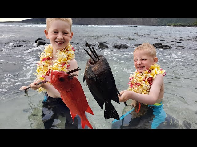 2 Weeks Fishing, Camping, Hiking & Adventure in Hawaii - Fishing Catch and Cook.