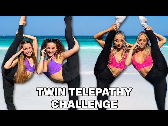 TWIN Telepathy CONTORTION Challenge ft. Sofie Dossi & Anna McNulty
