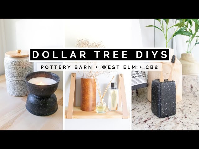 DOLLAR TREE DIY ROOM DECOR | $1 POTTERY BARN - WEST ELM - CB2 INSPIRED HOME DECOR ON A BUDGET