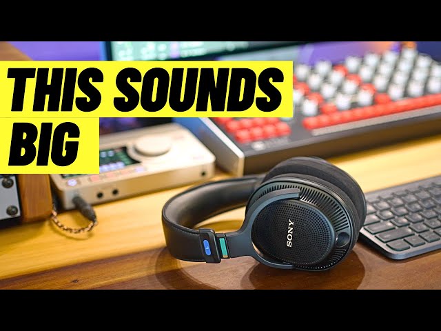 The BEST Headphones for Music Production by Sony - MDR-MV1 Studio Headphones