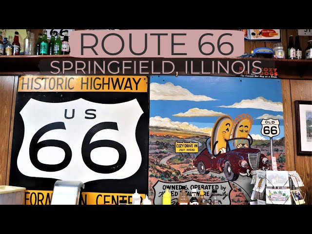 Route 66 Sites in Springfield, Illinois - Cozy Dog Drive-In, Lincoln the Railsplitter + Much More