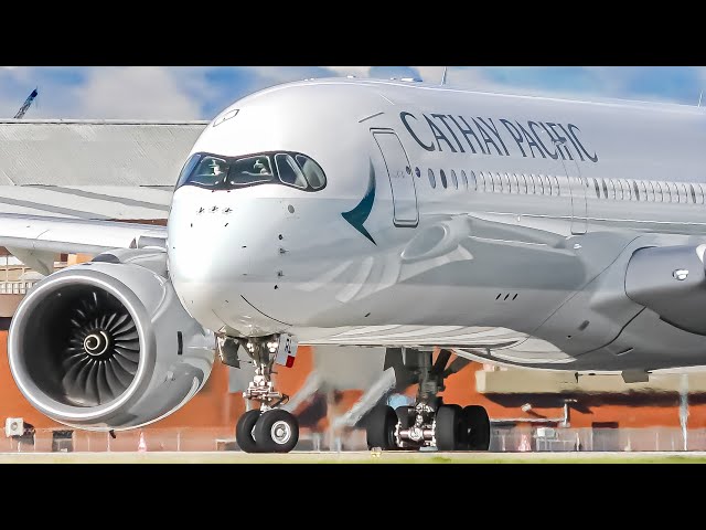 25 CLOSE UP Aircraft LANDINGS and TAKEOFFS | Melbourne Airport Plane Spotting