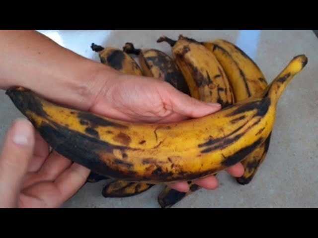 Tienes Plátanos? Te enseño una receta Súper fácil!!!