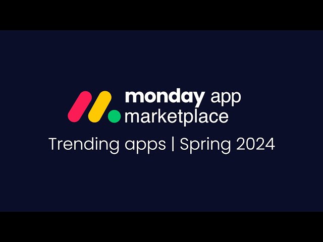 monday marketplace trending apps | Spring 2024