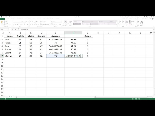 Decimal Places  How To Round Numbers In Excel