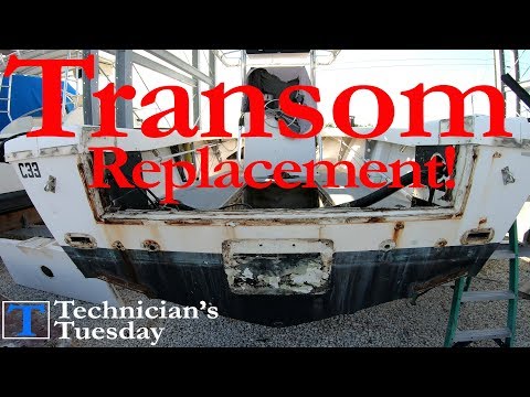 How To Replace A Rotten Boat Transom!