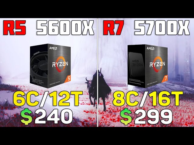 Ryzen 7 5700x vs Ryzen 5 5600x - Is it worth paying more?