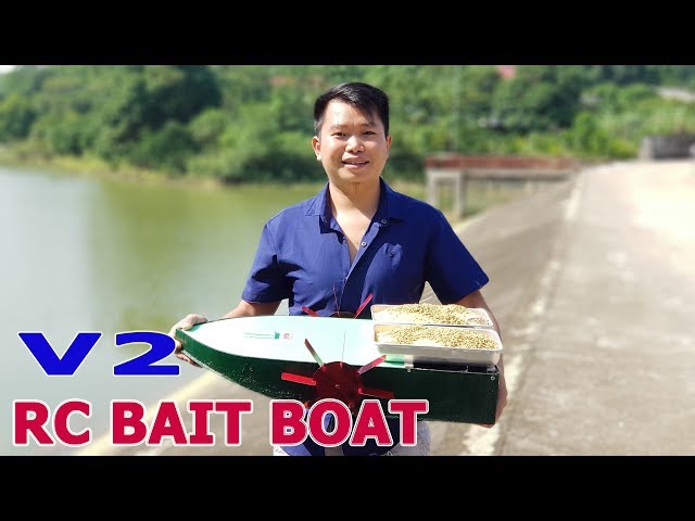 Build A Big RC Bait Boat - V2