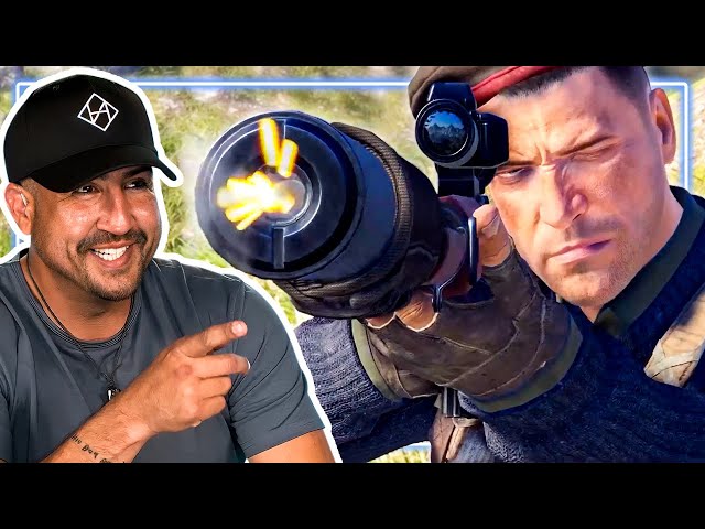 Sniper REACTS to Sniper Elite 5