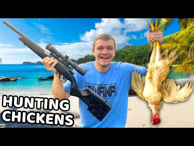 Eating Only What I Hunt on a Tropical Island!
