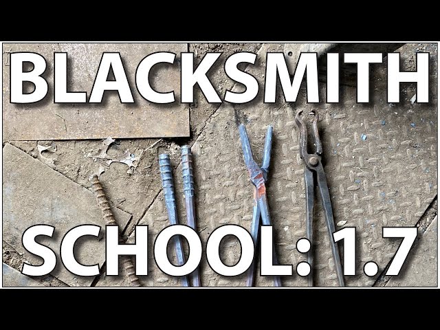 Blacksmithing School: 1.7 Treadle Torch Spot Heating Tongs