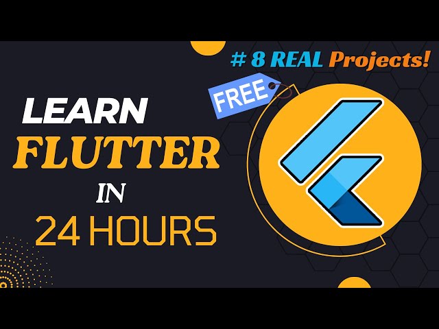 🎓📱 Beginner to Pro Flutter Firebase Course 2024 - with 8 REAL Projects