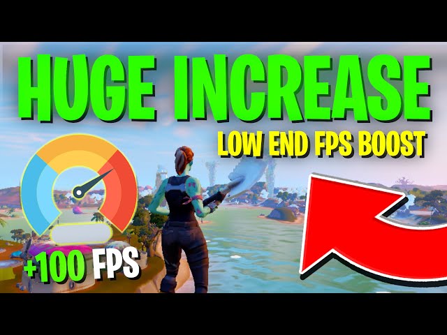 HOW TO BOOST Fps In Fortnite On Low End PC (Lag Fix)
