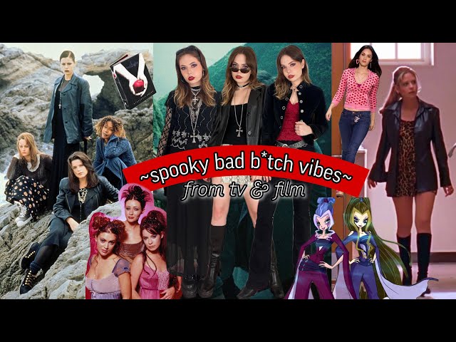 styling iconic 90s/00s characters with ~spooky vibes~ (aka witches & vampires slay)