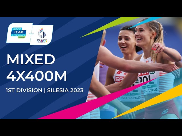 Mixed 4x400m Heat A | Full Race Replay | Silesia 2023 European Athletics Team Championships