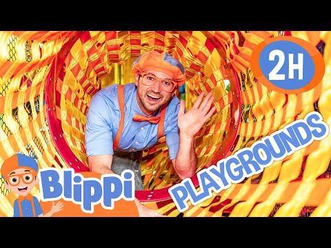 Blippi's Favorite Indoor Playgrounds!
