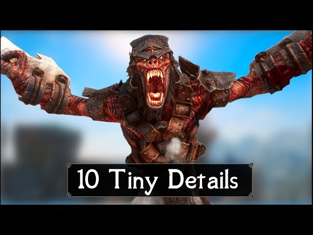 Skyrim: Yet Another 10 Tiny Details That You May Still Have Missed in The Elder Scrolls 5 (Part 52)