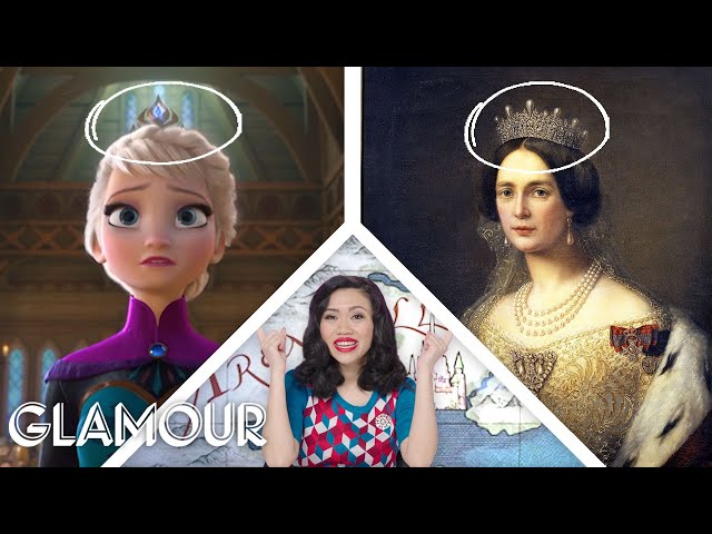 Fashion Expert Fact Checks Elsa and Anna's Costumes from "Frozen" | Glamour