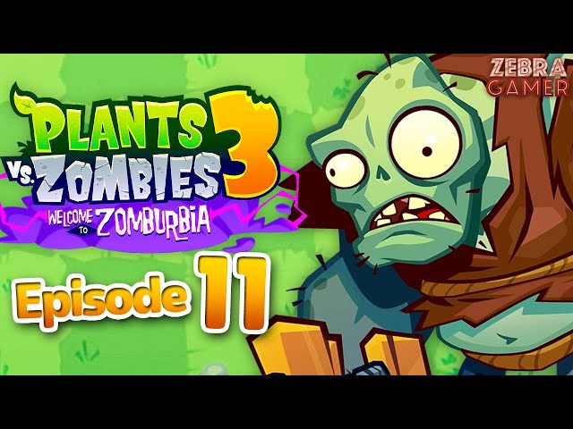 Plants vs. Zombies 3: Welcome to Zomburbia Gameplay Walkthrough Part 11 - Umbrella Leaf!