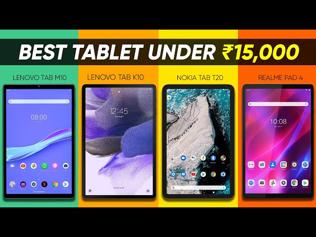 Top 5 Best Tablet Under 15000 in India 2022 | 4GB RAM & 64GB Storage, 10 Inches wide Display 🔥🔥🔥