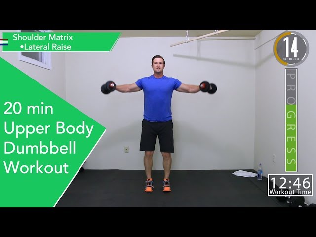 20 Minute Upper Body Dumbbell Workout - Great For Beginners