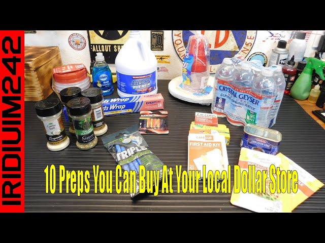 10 Preps You Can Buy At Your Local Dollar Store