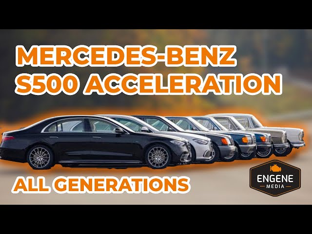 BIG CLASH of Mercedes-Benz S500 ACCELERATION | ALL generations (W126, W140, W220, W221, W222, W223)