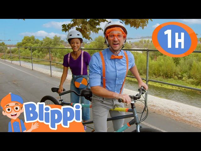 Blippi & Meekah's Bicycle Ride | Classic Blippi Adventures | Vehicle Videos for Kids | Moonbug Kids