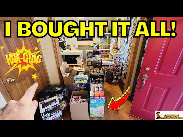 BUYING OUT HER ENTIRE EBAY INVENTORY! Hundreds of Collectibles Unboxed!