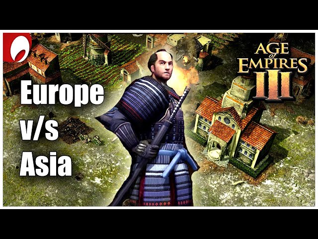 Europe vs Asia 3x3 Deadly battle | Age of Empires III gameplay