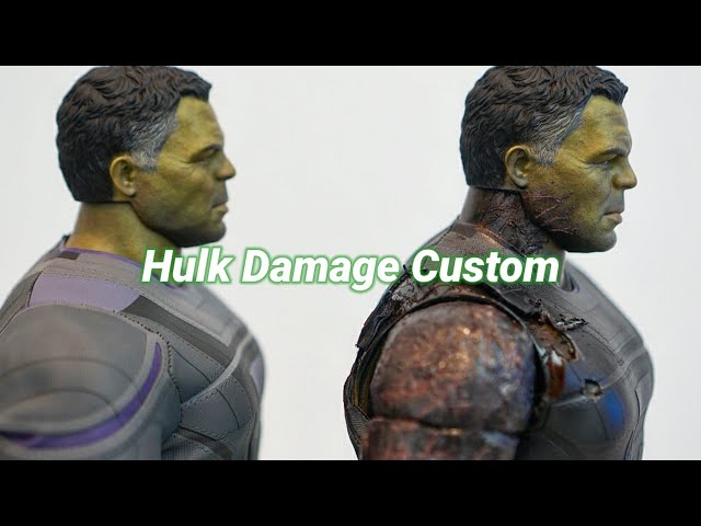 [Hot Toys] Avengers4 Hulk Damage Custom 핫토이 어벤져스4 헐크 데미지 커스텀