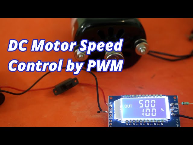 DC Motor Speed Control with PWM Module and Mosfet