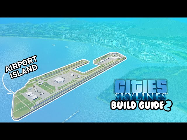 International Airport On An ISLAND In Cities Skylines! | Orchid Bay