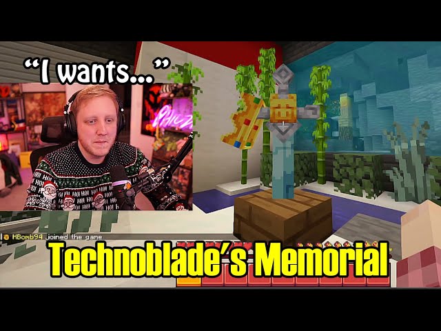 Philza wants there to be snow at the Technoblade's monument!