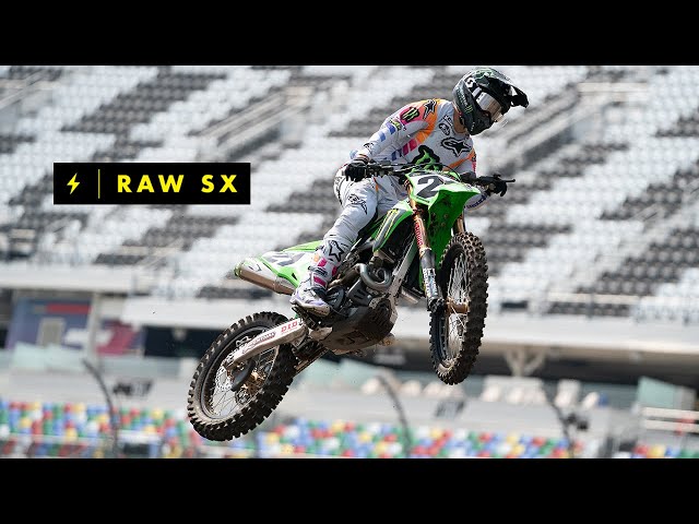 On-Track Action From Friday At The Daytona Supercross | Press Day Raw