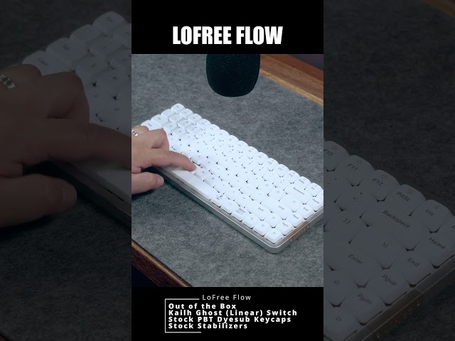 LoFree FLOW Sound Test - #shorts @Lofree #lofree #lofreeflow #mechanicalkeyboard