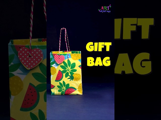 Gift Bag #ventunoart #diy #craftideas #craft #diycraft #shortsfeed #shortvideo #shortsviral