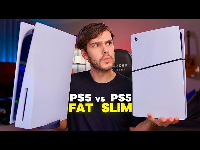 PS5 vs PS5 SLIM - QUAL É MELHOR? VEJA AS DIFERENÇAS