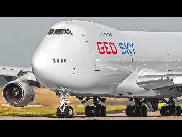 25 HEAVY AIRCRAFT TAKEOFFS and LANDINGS | 747 A340 777 A380 | Frankfurt Airport Plane Spotting