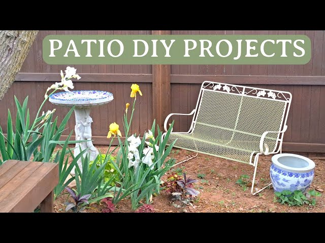 Spring Patio DIY Projects ~ Create a Park-Like Feel