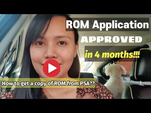 HOW TO GET ROM COPY FROM PSA | APPROVED REPORT OF MARRIAGE APPLICATION IN 4 MONTHS