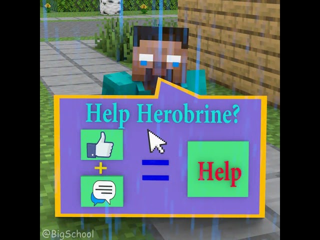 Herobrine Regretted His Mistake And Let Give Him A Chance To Make It Right 👍️