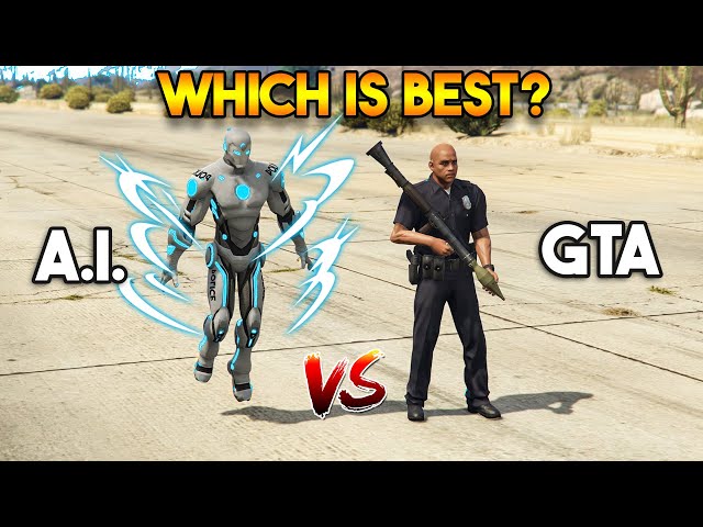 GTA 5 COP VS GTA RP AI COP (WHICH IS BEST IN GTA 5 RP?)