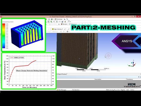 Heat Sink With PCM Simulation