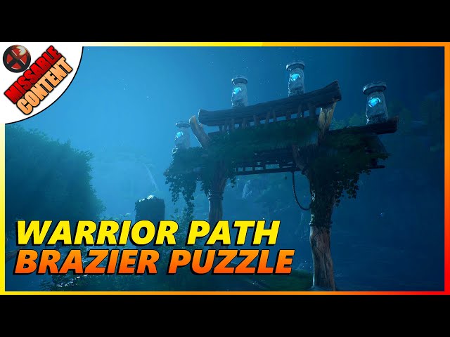 KENA BRIDGE OF SPIRITS Warrior Path - Toshi's Love Brazier Puzzle [Light 4 Stone Braziers]