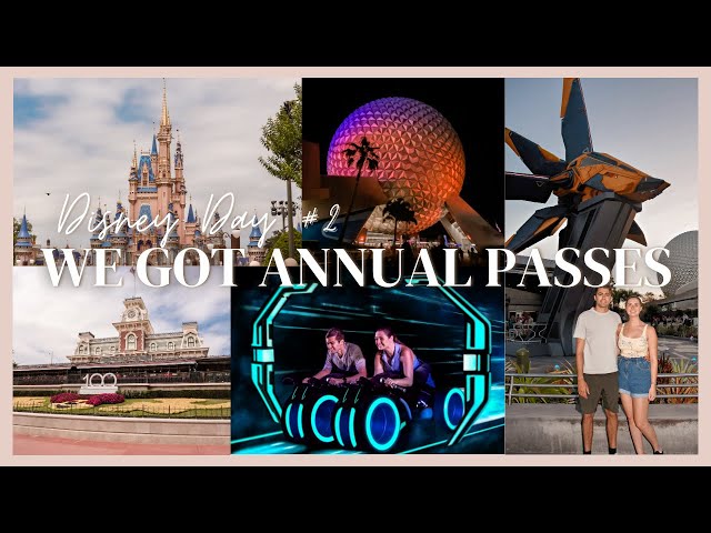 We bought ANNUAL PASSES for Walt Disney World + Rode Tron for the FIRST TIME, Cosmic Rewind & MORE