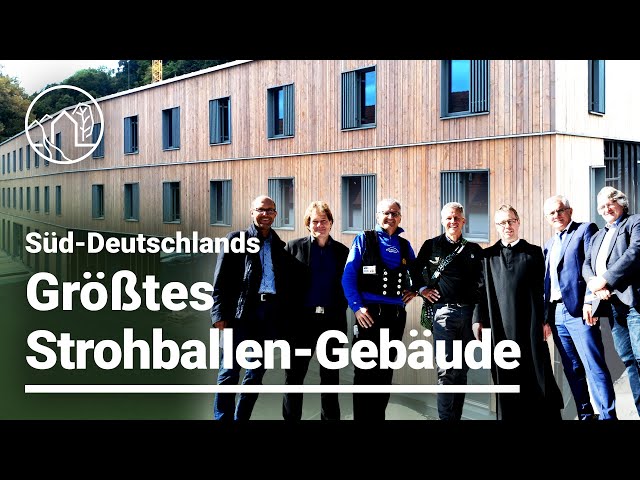 Größter Strohballenbau Süddeutschlands | Strohballenhaus St. Wunibald Kloster Plankstetten